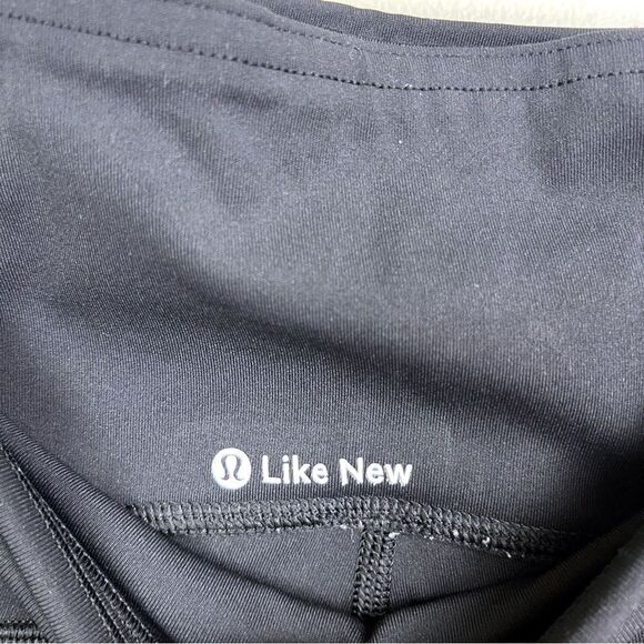 LULULEMON Mesh Side Leggings size 4 yoga running cropped - Picture 2 of 8